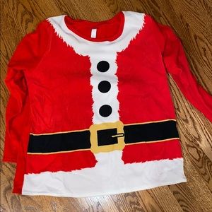 Santa pajama top!